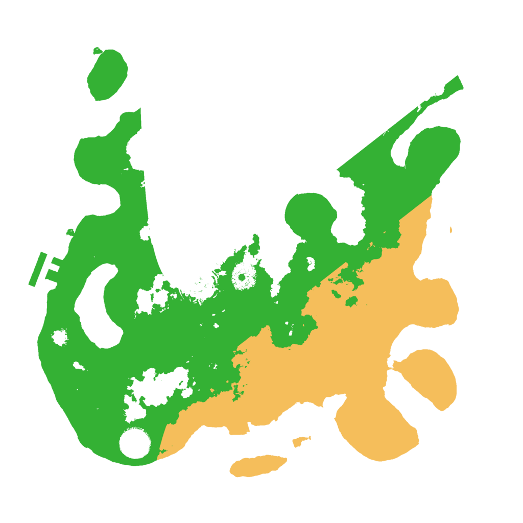 Biome Rust Map: Procedural Map, Size: 3000, Seed: 23361