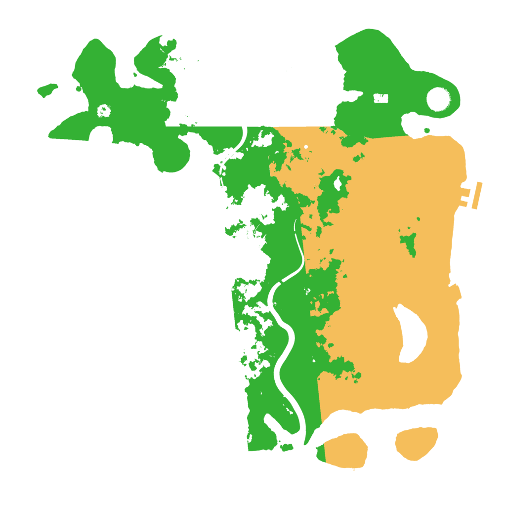 Biome Rust Map: Procedural Map, Size: 3750, Seed: 17777