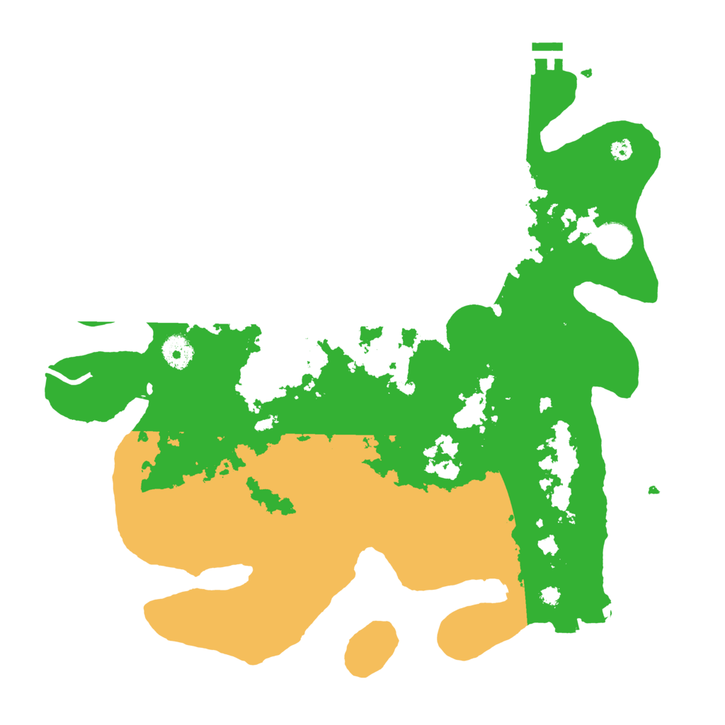Biome Rust Map: Procedural Map, Size: 3500, Seed: 52282324