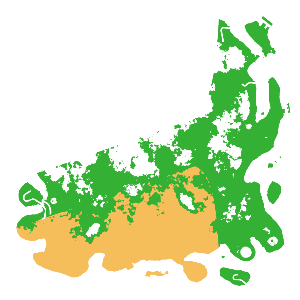 Biome Rust Map: Procedural Map, Size: 4780, Seed: 648252
