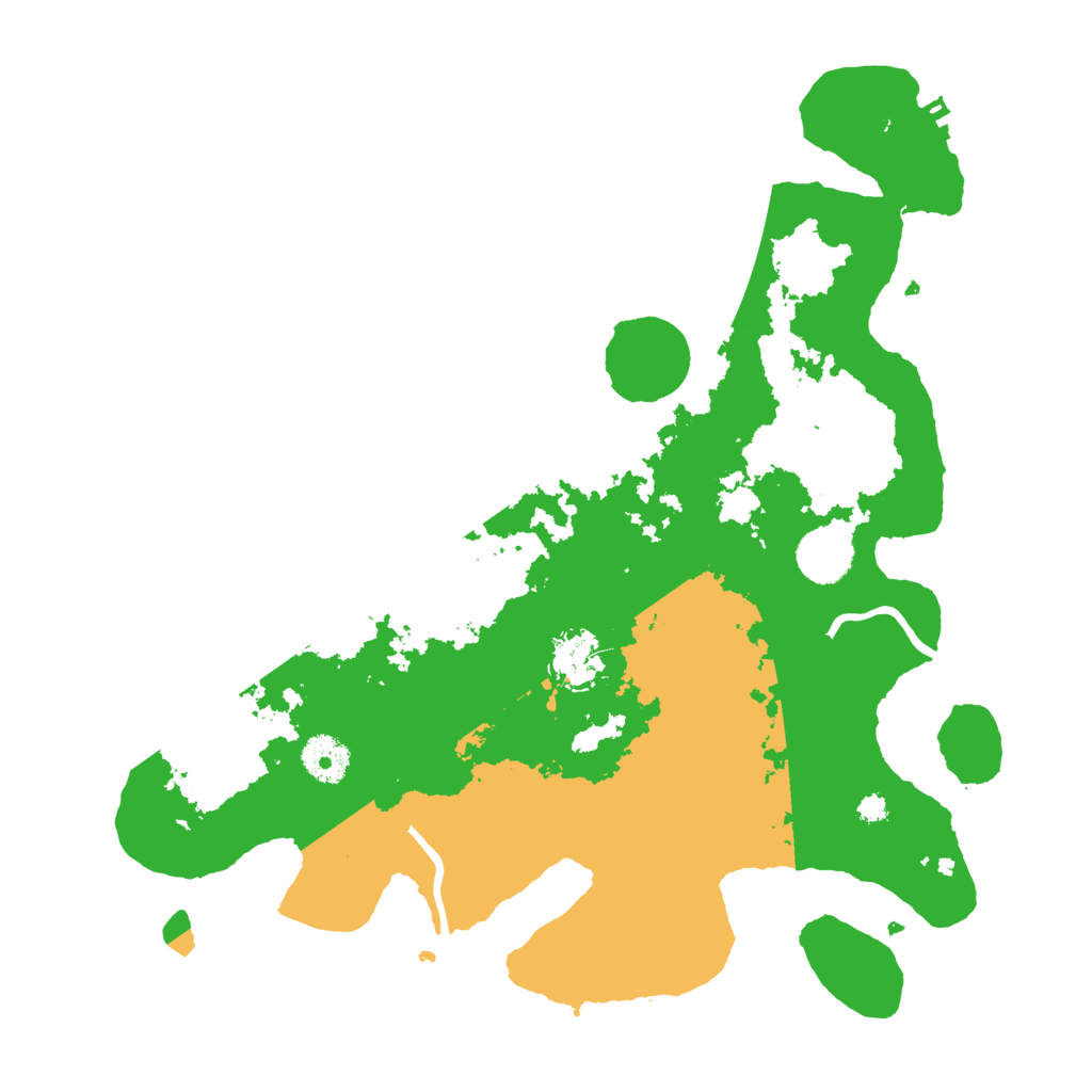 Biome Rust Map: Procedural Map, Size: 3500, Seed: 634618101