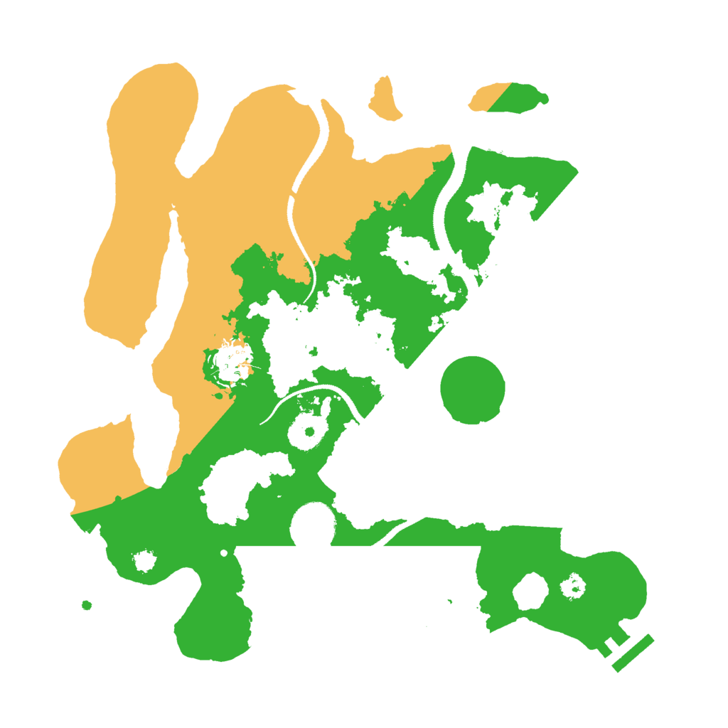 Biome Rust Map: Procedural Map, Size: 3000, Seed: 665920068