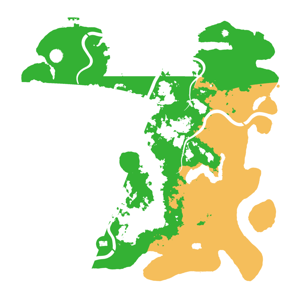 Biome Rust Map: Procedural Map, Size: 4000, Seed: 242932