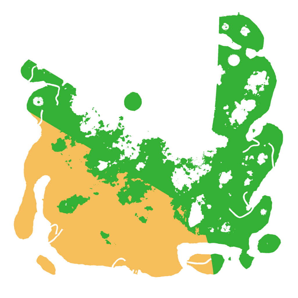 Biome Rust Map: Procedural Map, Size: 4500, Seed: 1645631082