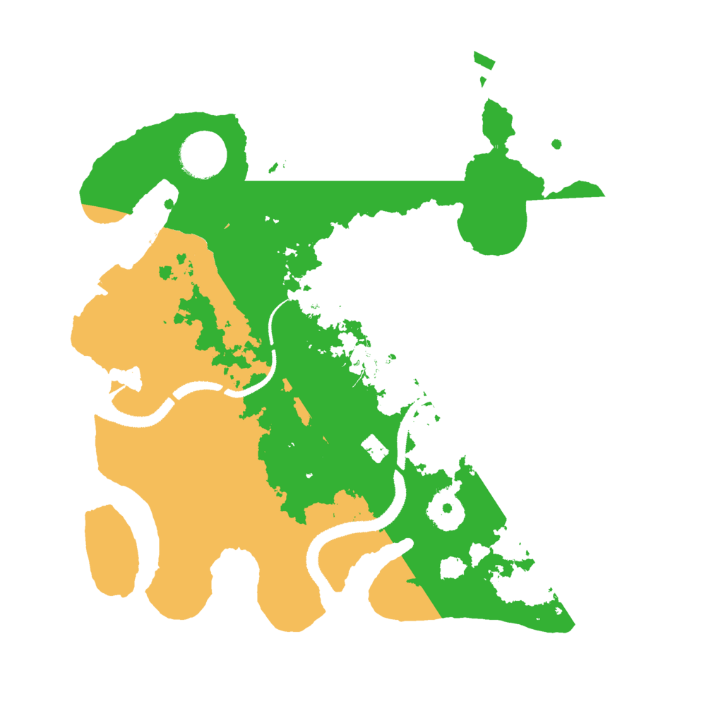 Biome Rust Map: Procedural Map, Size: 2920, Seed: 962868864