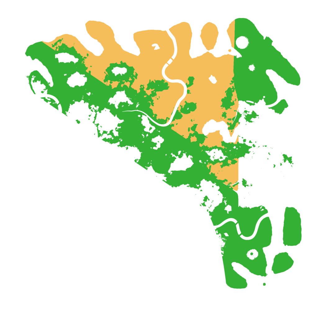 Biome Rust Map: Procedural Map, Size: 4500, Seed: 2168440