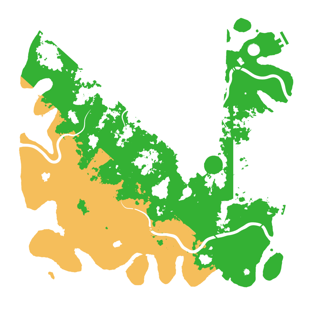 Biome Rust Map: Procedural Map, Size: 4500, Seed: 6934