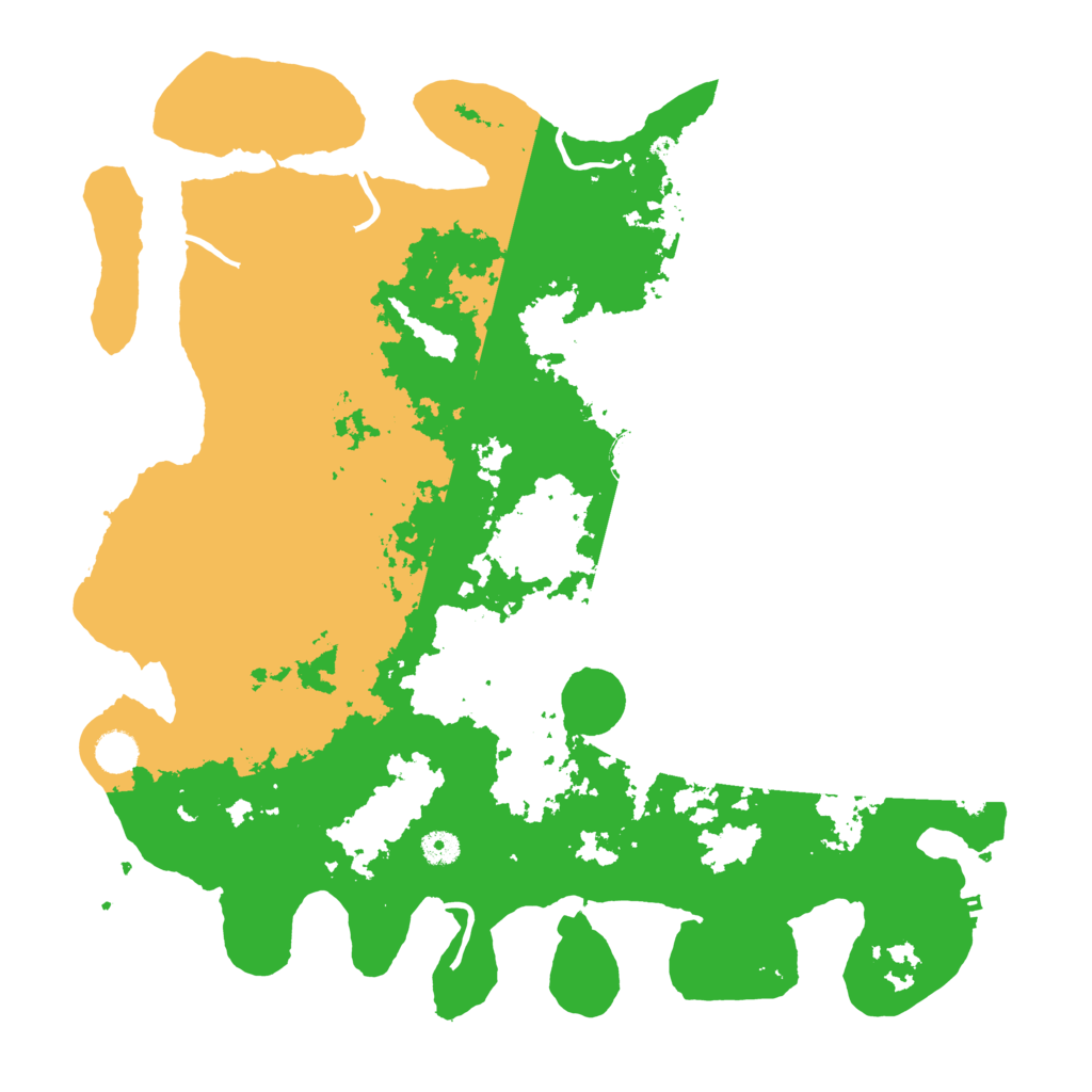Biome Rust Map: Procedural Map, Size: 4500, Seed: 80503