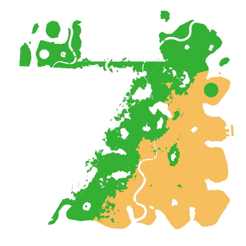 Biome Rust Map: Procedural Map, Size: 4500, Seed: 266