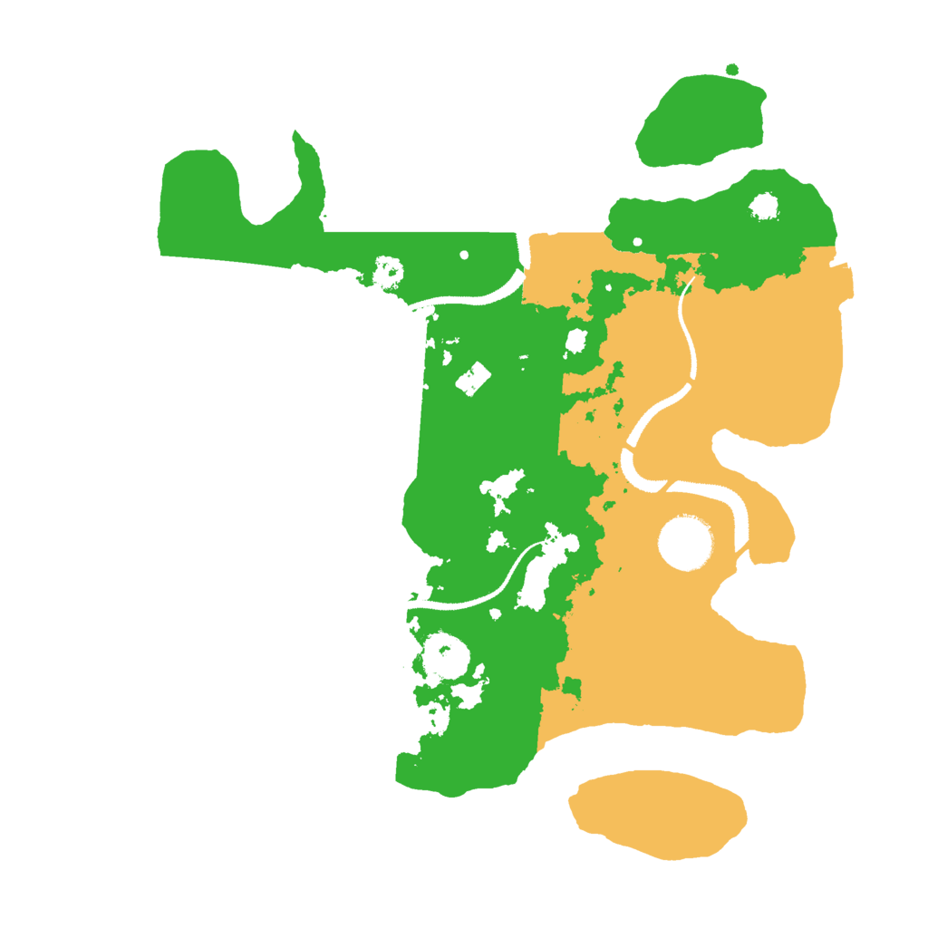 Biome Rust Map: Procedural Map, Size: 3000, Seed: 20209