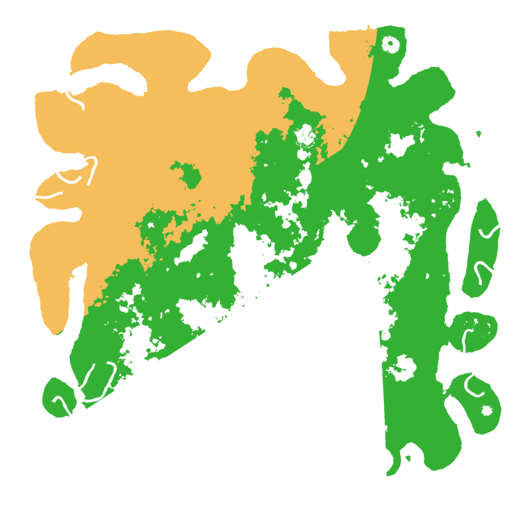 Biome Rust Map: Procedural Map, Size: 4500, Seed: 304625042