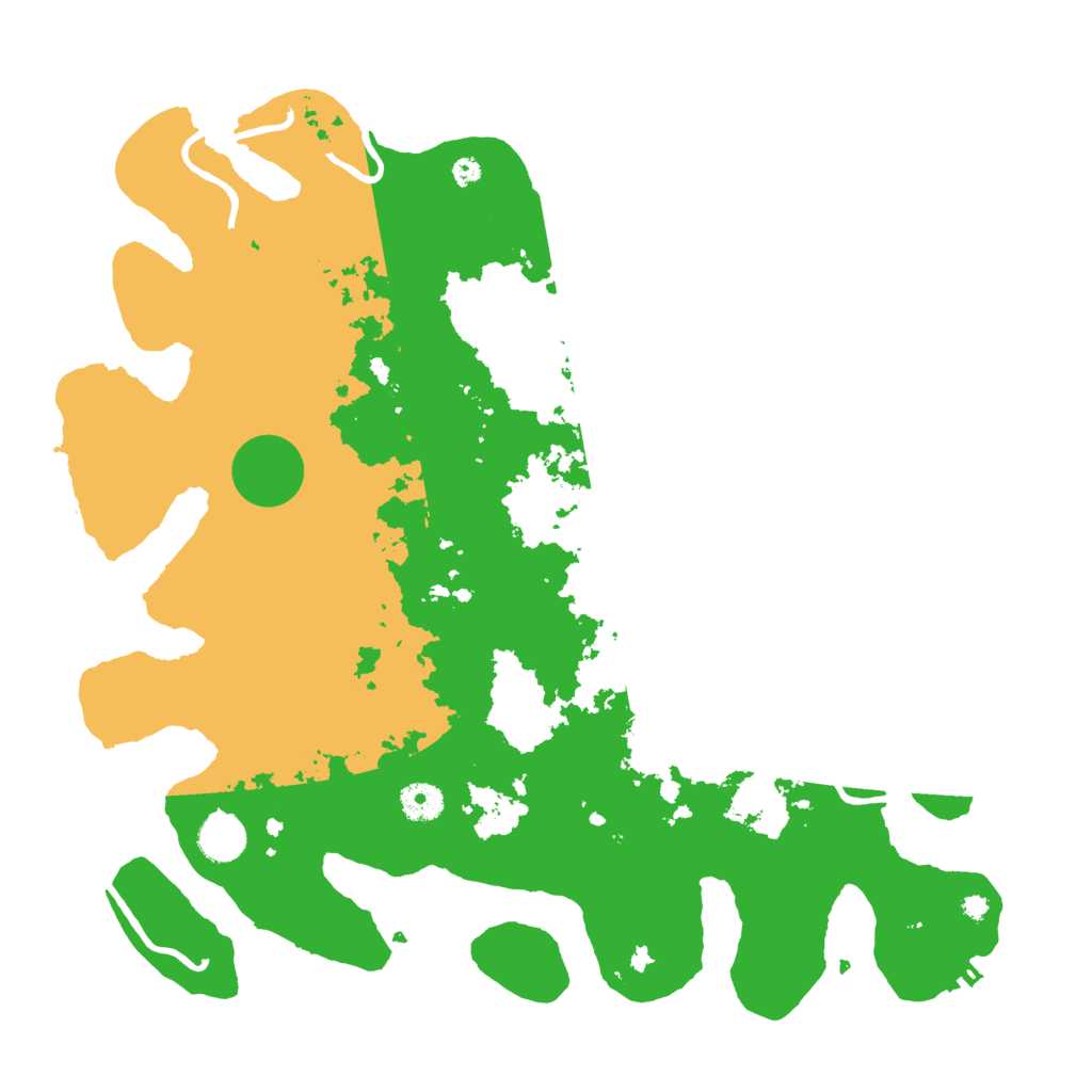 Biome Rust Map: Procedural Map, Size: 4000, Seed: 260399