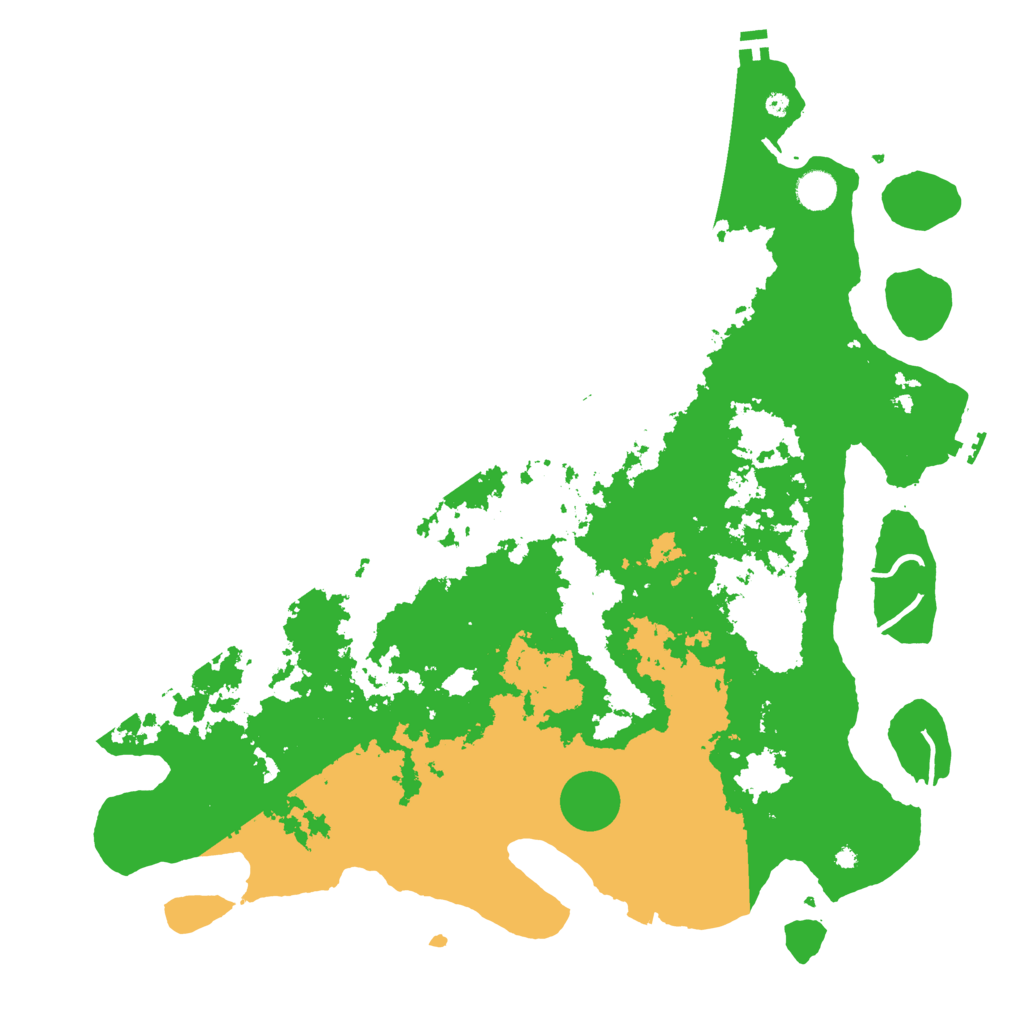 Biome Rust Map: Procedural Map, Size: 4500, Seed: 623918968