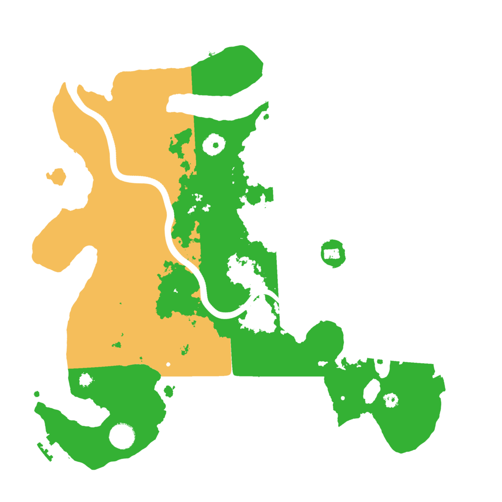 Biome Rust Map: Procedural Map, Size: 3500, Seed: 635