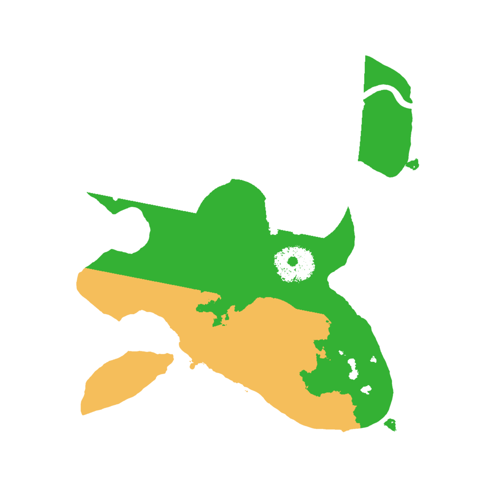 Biome Rust Map: Procedural Map, Size: 2000, Seed: 5129664