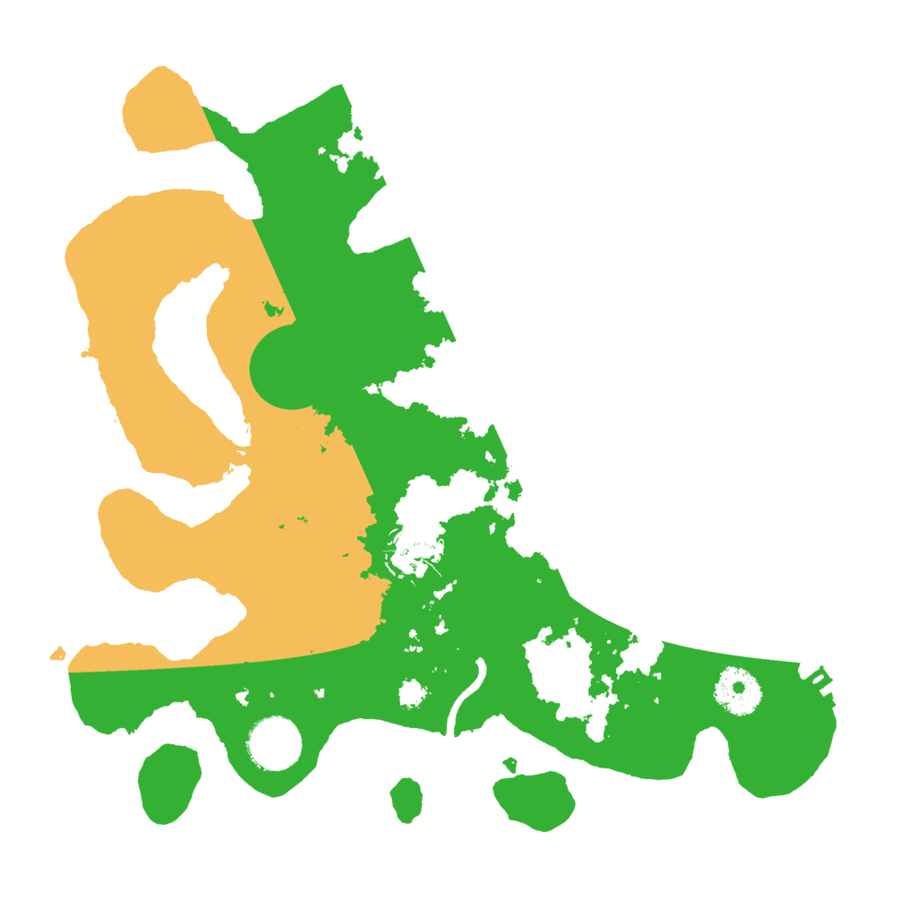 Biome Rust Map: Procedural Map, Size: 3000, Seed: 1824125836