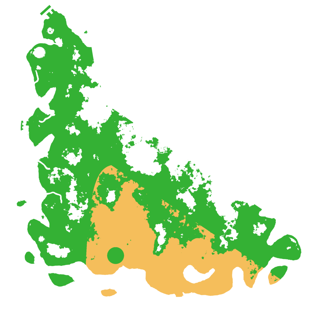 Biome Rust Map: Procedural Map, Size: 5000, Seed: 12311112