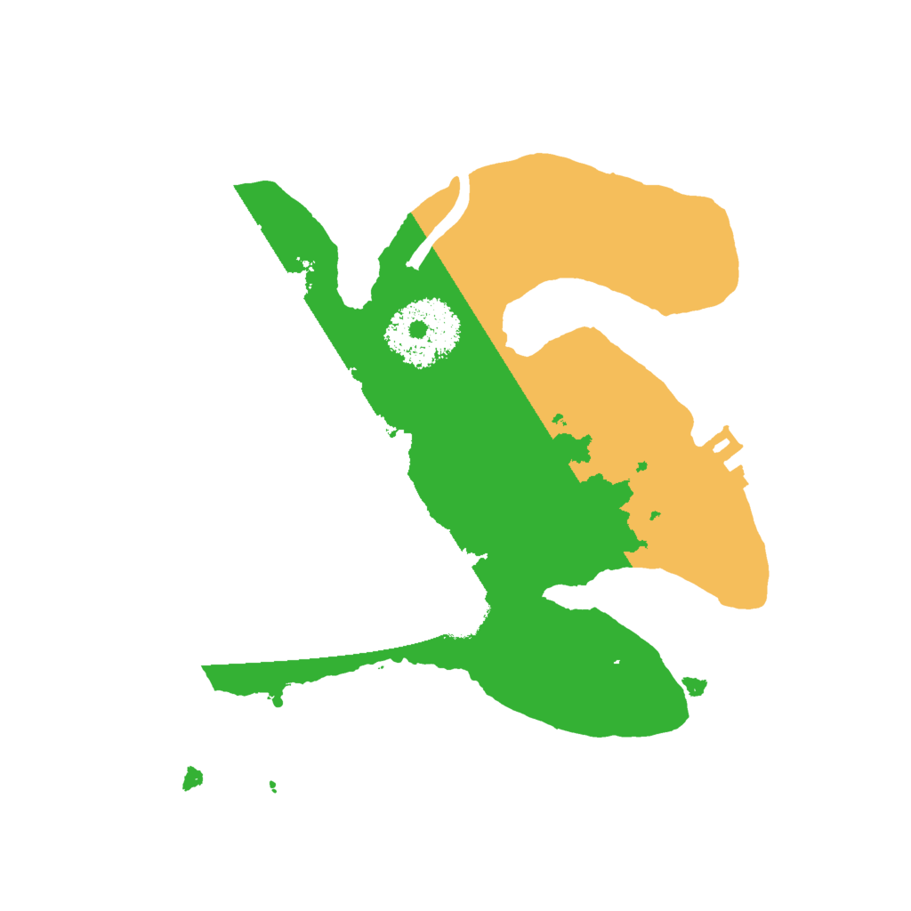 Biome Rust Map: Procedural Map, Size: 2000, Seed: 34197