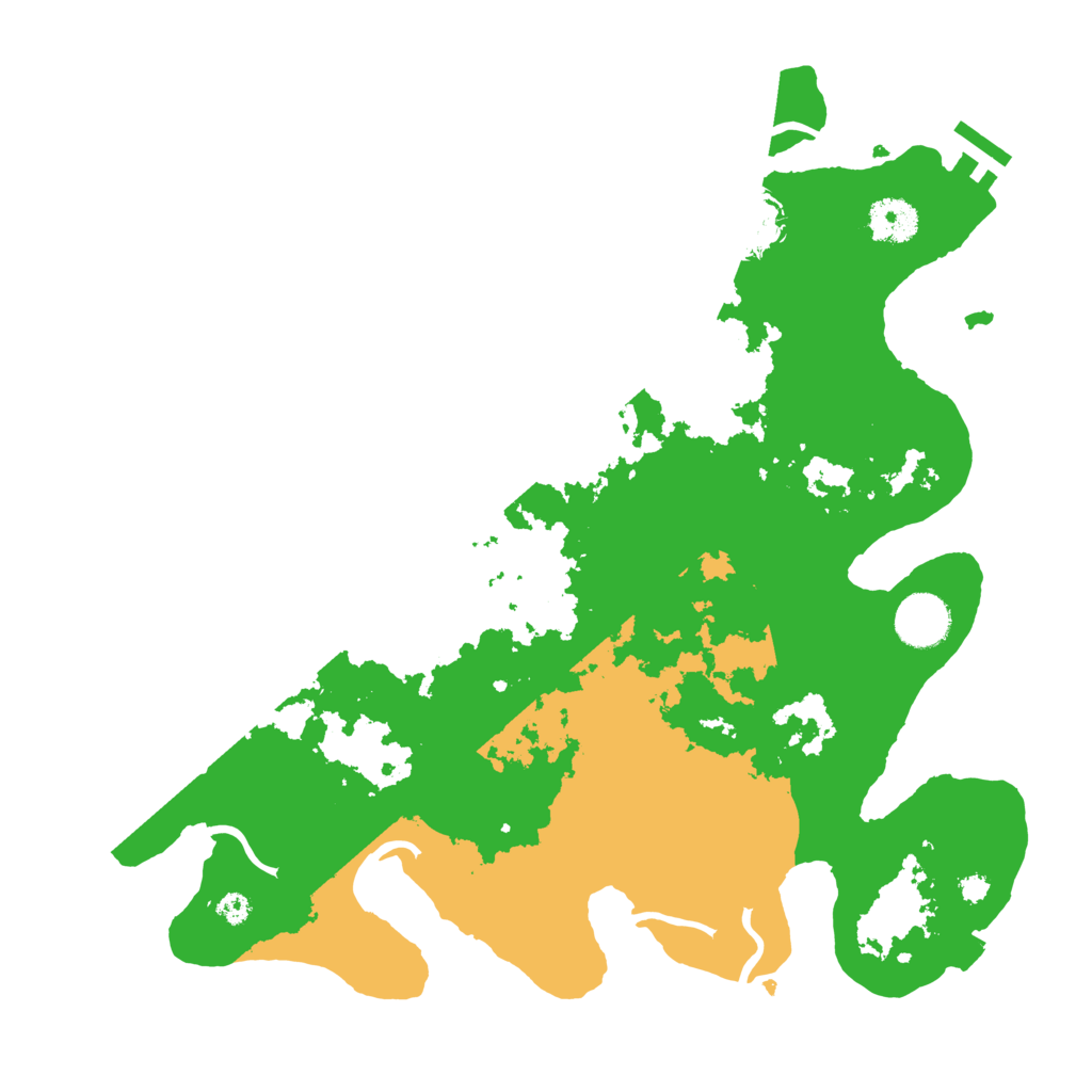 Biome Rust Map: Procedural Map, Size: 3500, Seed: 1969165034