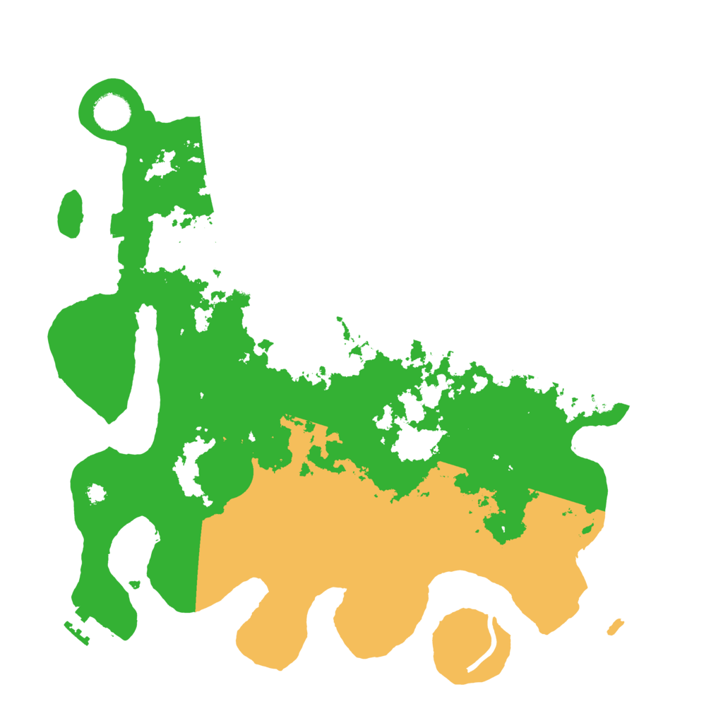 Biome Rust Map: Procedural Map, Size: 3500, Seed: 351595440