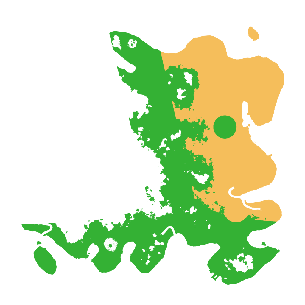 Biome Rust Map: Procedural Map, Size: 3500, Seed: 2145131295