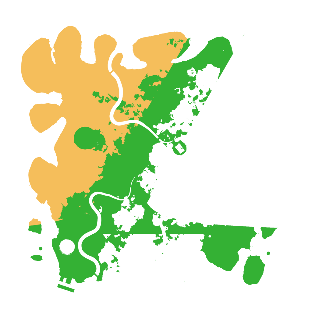 Biome Rust Map: Procedural Map, Size: 3650, Seed: 186292421