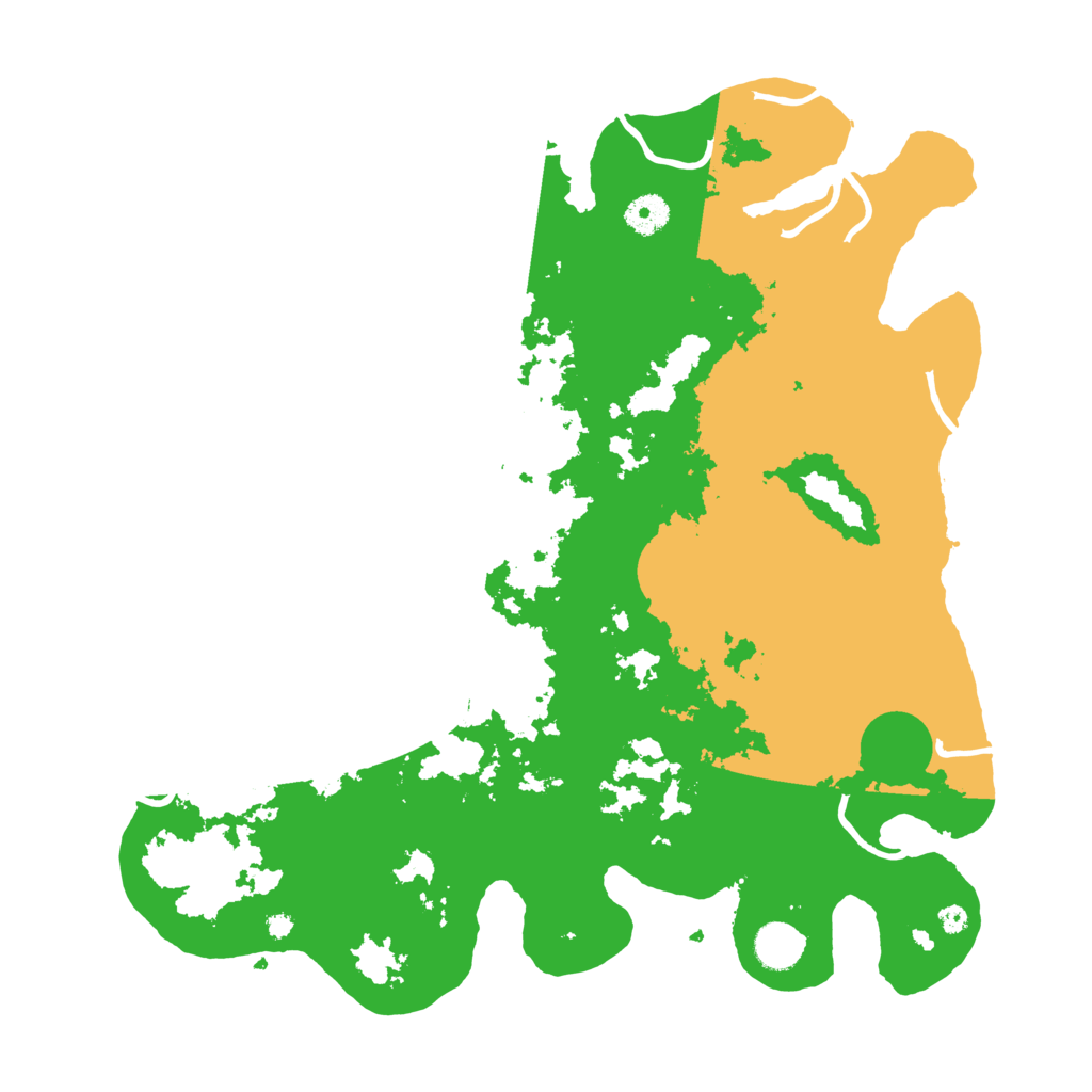 Biome Rust Map: Procedural Map, Size: 4000, Seed: 4300