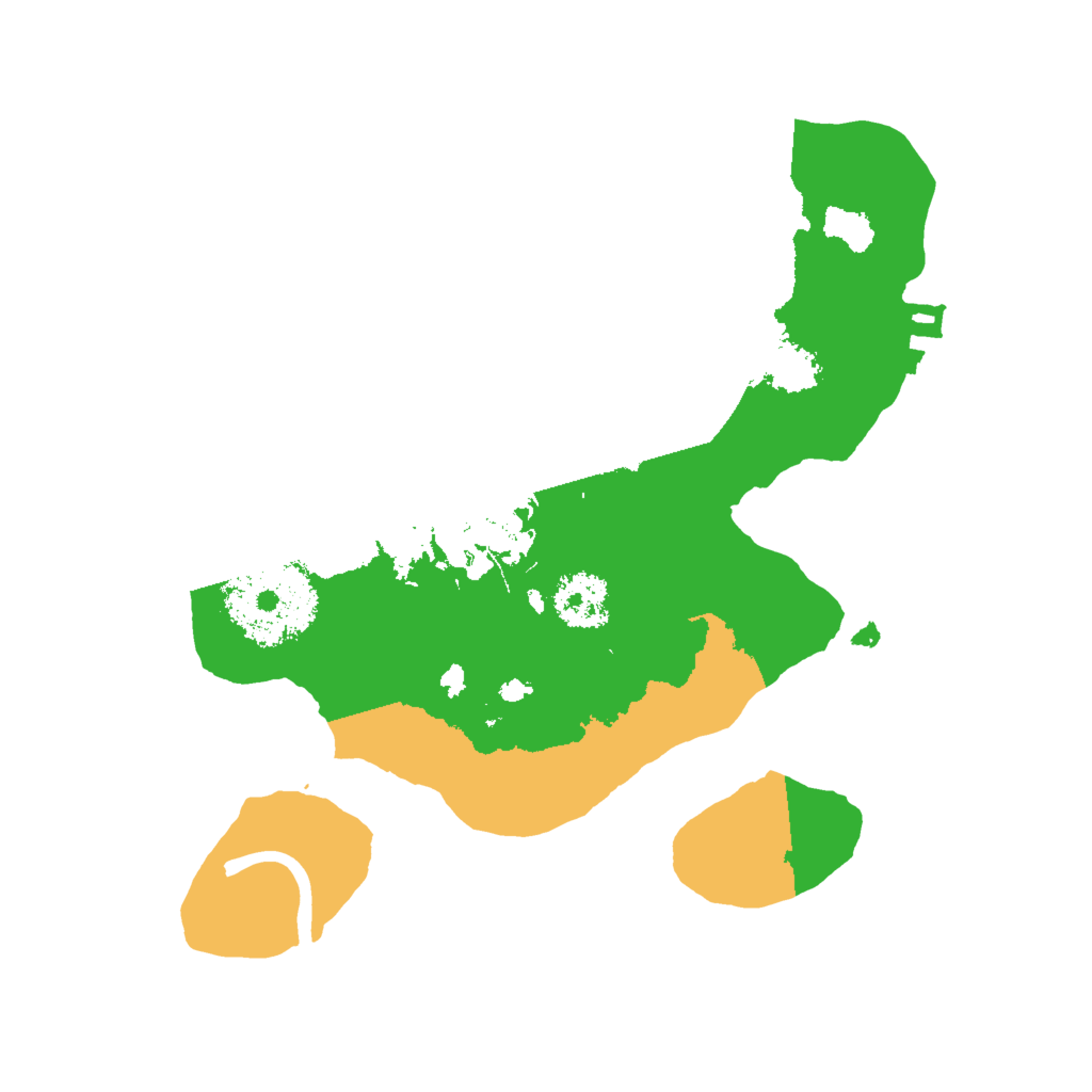 Biome Rust Map: Procedural Map, Size: 2000, Seed: 1622137582