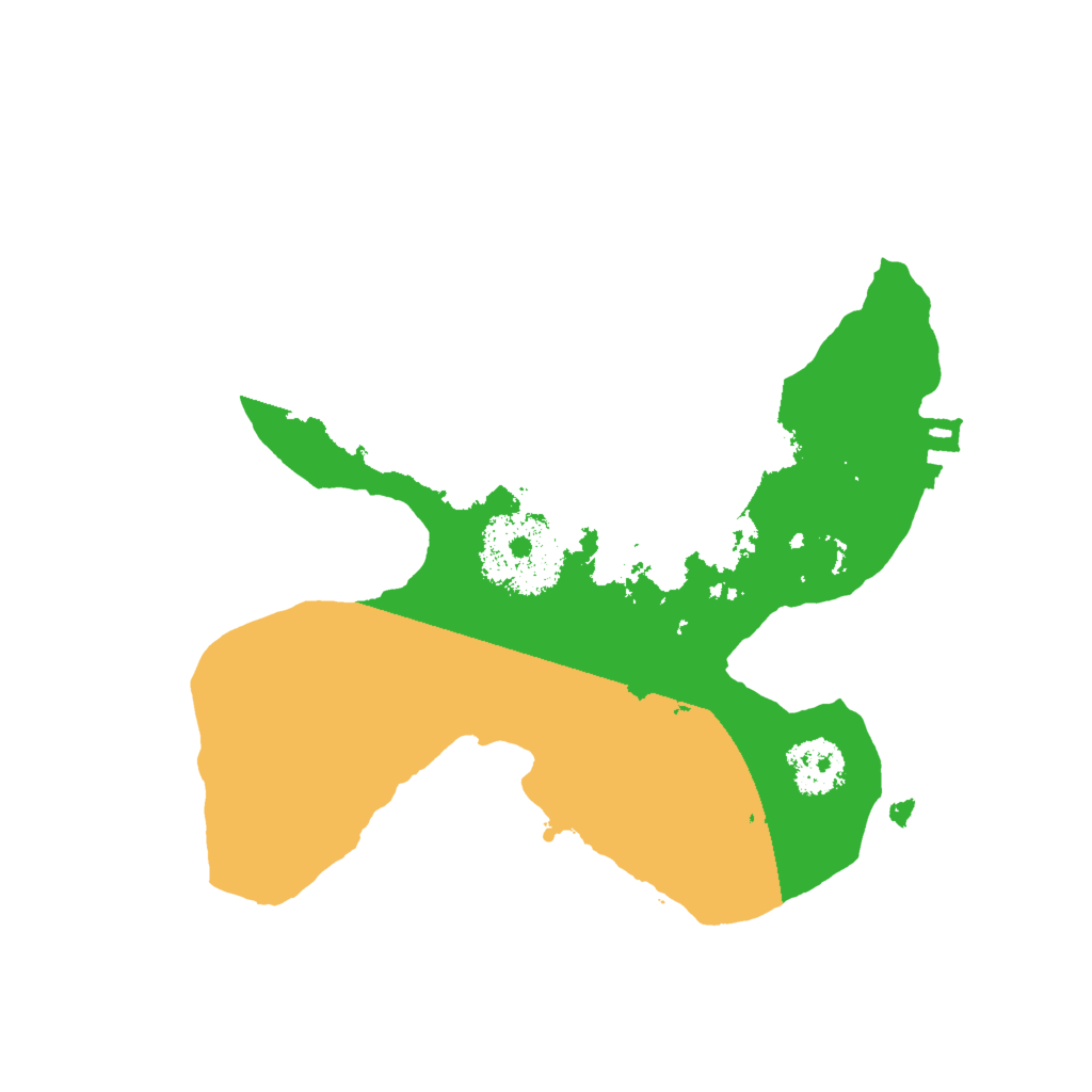 Biome Rust Map: Procedural Map, Size: 2000, Seed: 5826371