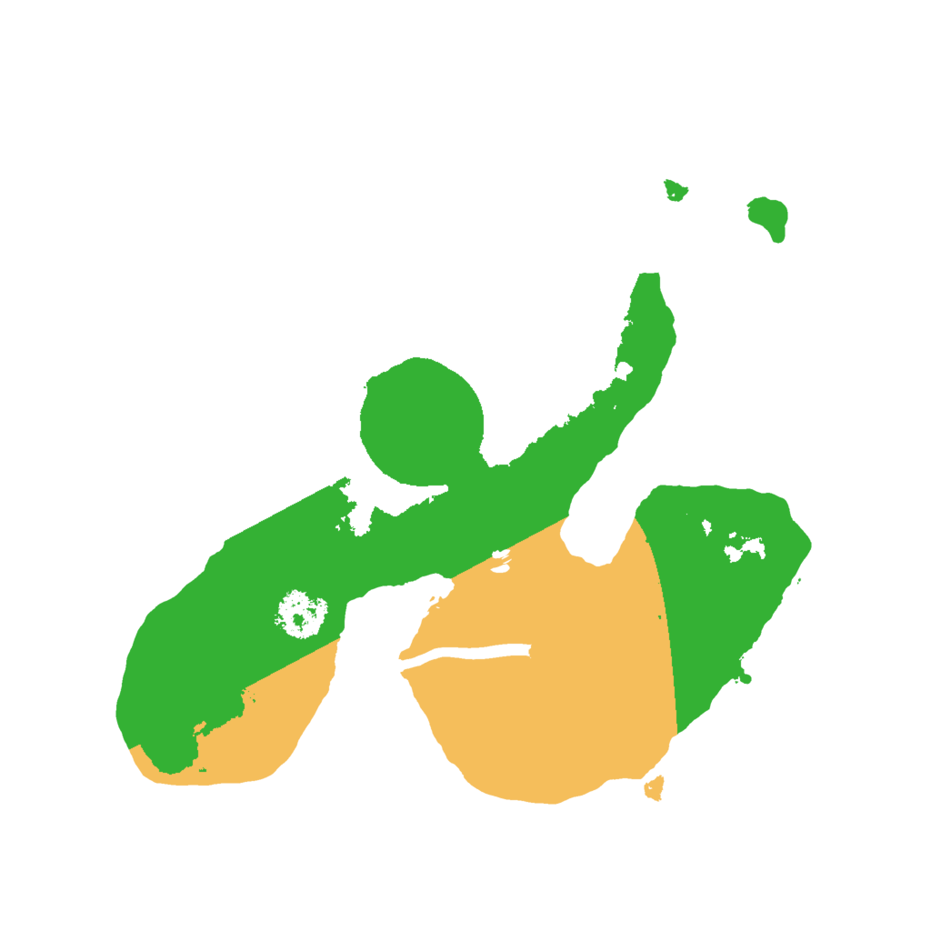 Biome Rust Map: Procedural Map, Size: 2000, Seed: 400000