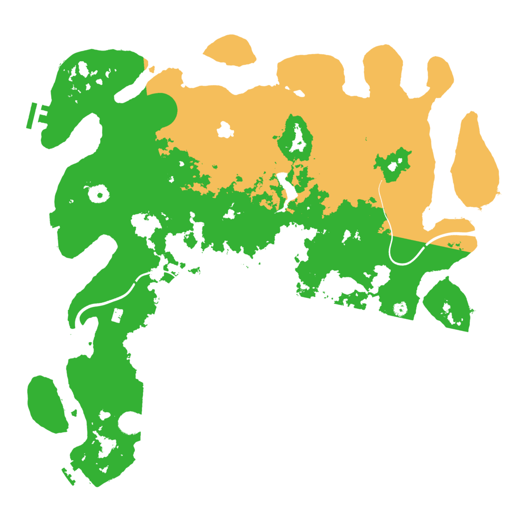 Biome Rust Map: Procedural Map, Size: 4000, Seed: 770100546
