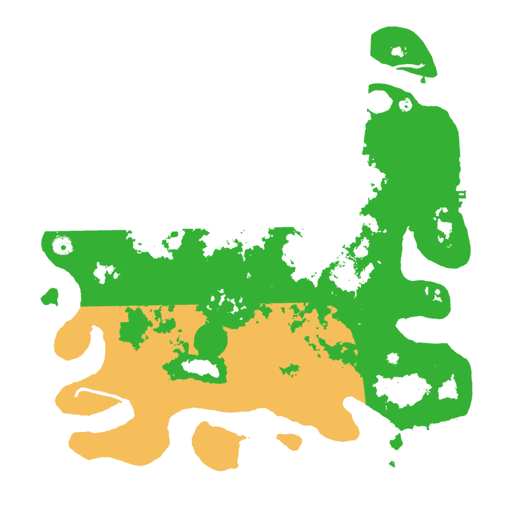 Biome Rust Map: Procedural Map, Size: 4000, Seed: 1987