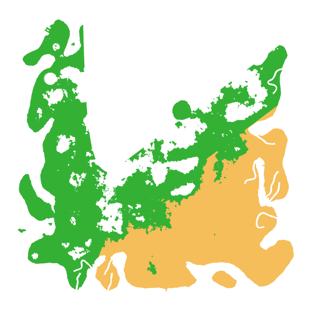 Biome Rust Map: Procedural Map, Size: 4500, Seed: 841578411
