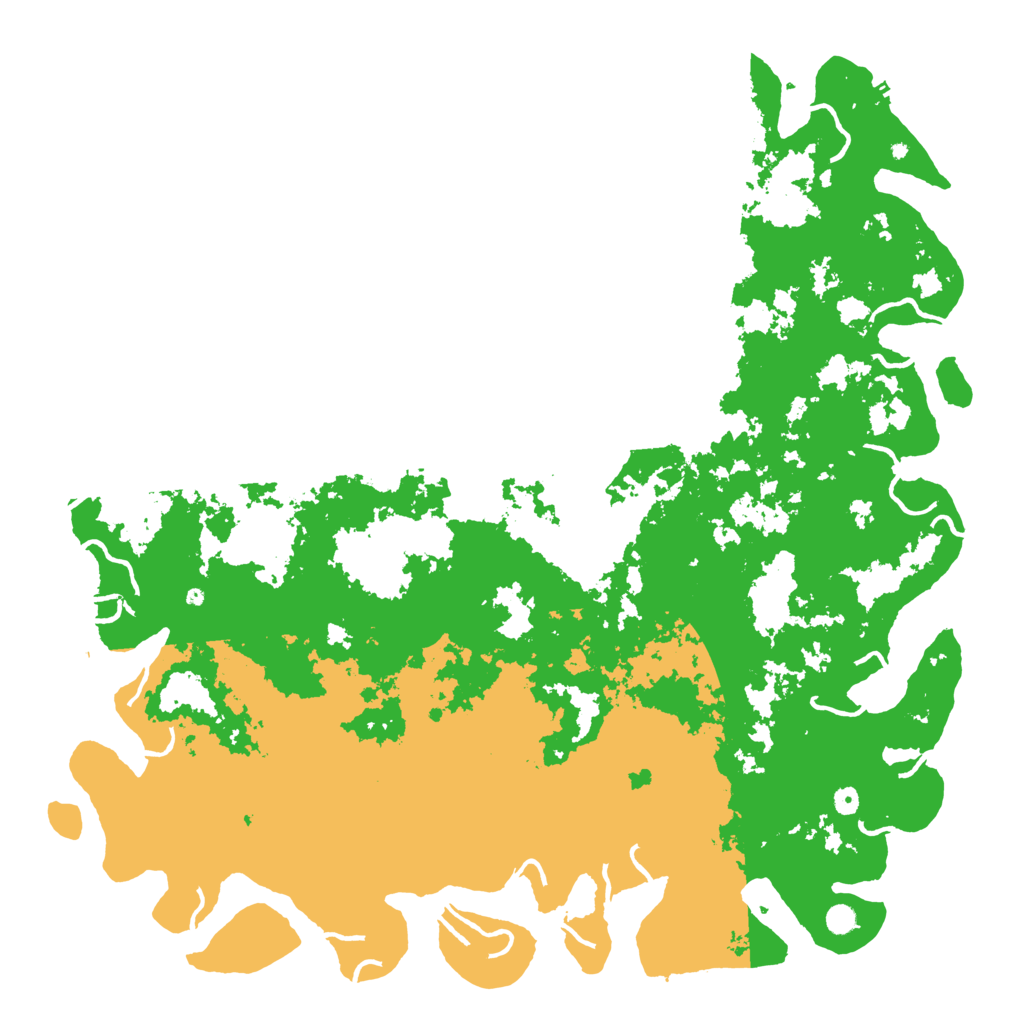 Biome Rust Map: Procedural Map, Size: 6000, Seed: 17762026