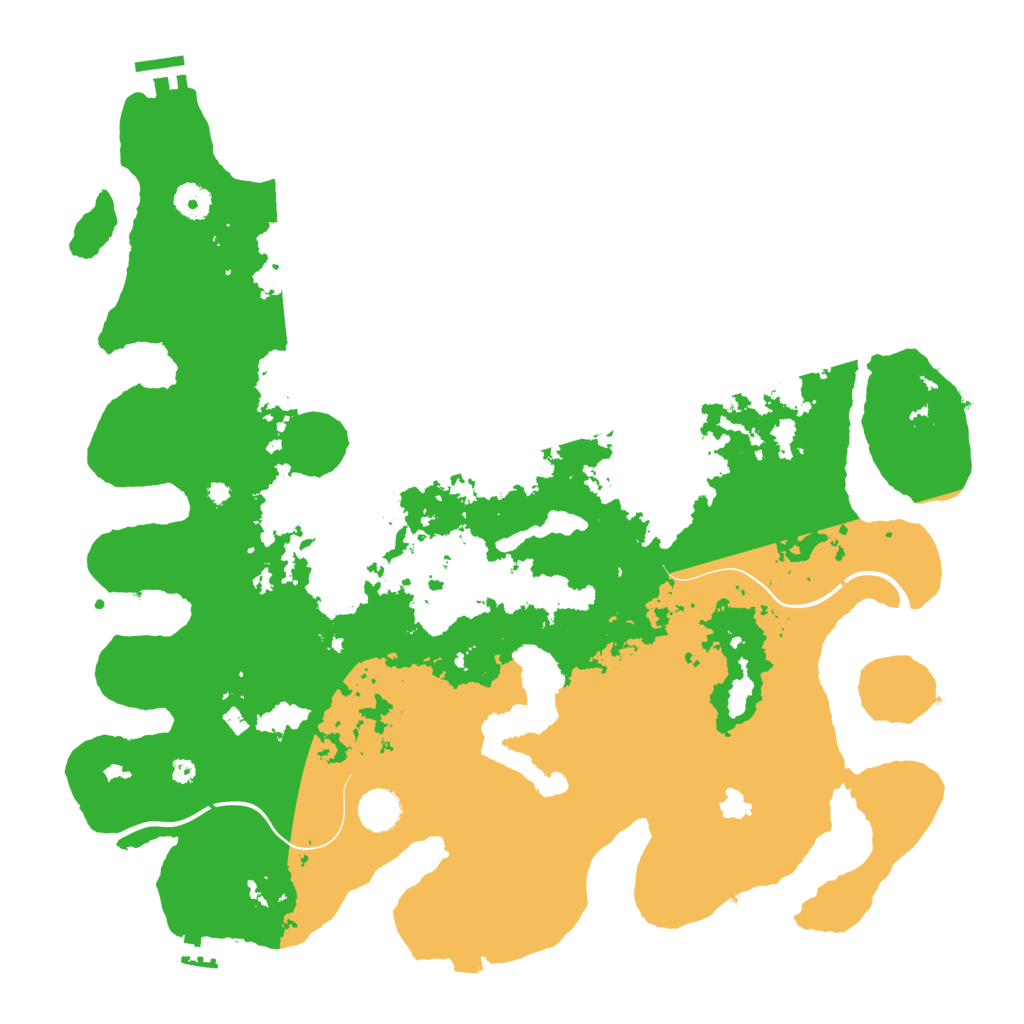 Biome Rust Map: Procedural Map, Size: 4200, Seed: 570