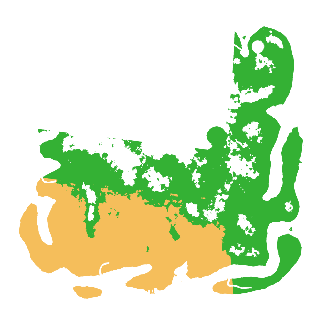 Biome Rust Map: Procedural Map, Size: 4500, Seed: 3923987