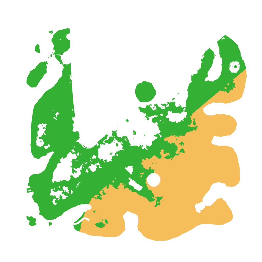 Biome Rust Map: Procedural Map, Size: 3500, Seed: 2128939