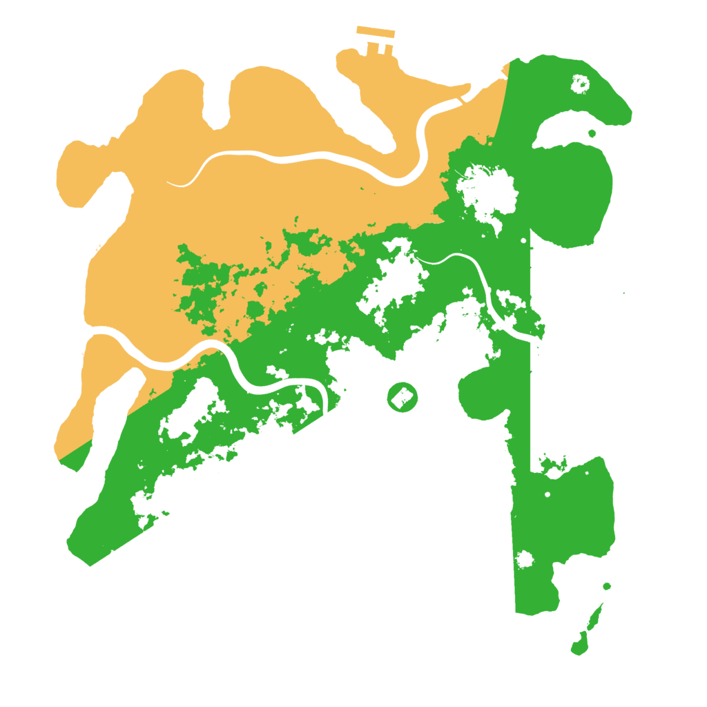 Biome Rust Map: Procedural Map, Size: 3750, Seed: 910316017