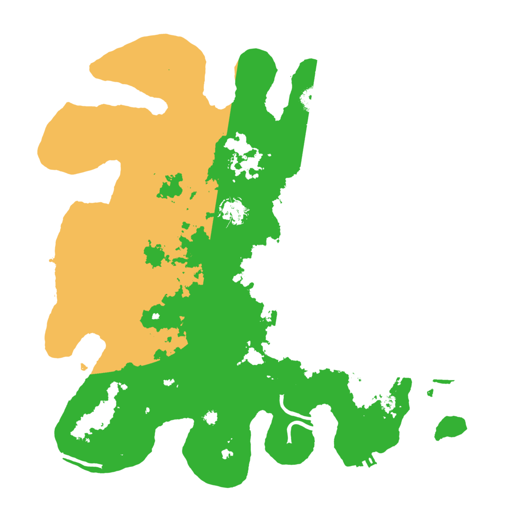 Biome Rust Map: Procedural Map, Size: 3500, Seed: 1574181122