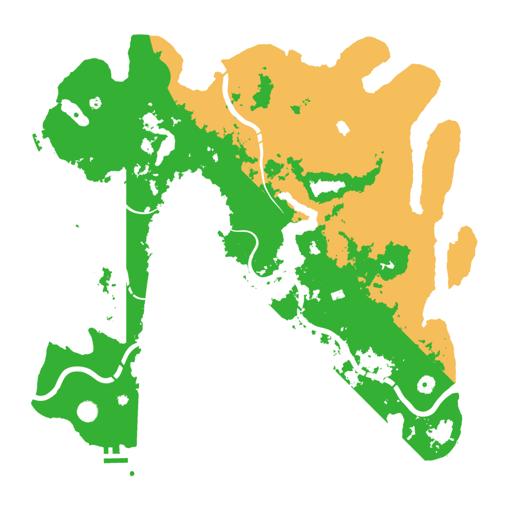 Biome Rust Map: Procedural Map, Size: 4250, Seed: 1600708862