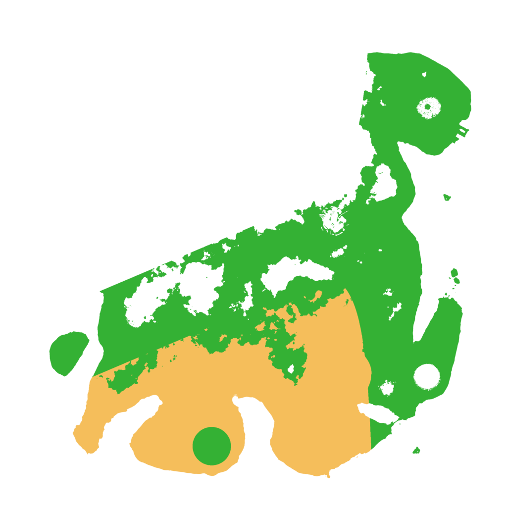 Biome Rust Map: Procedural Map, Size: 3500, Seed: 1609811261