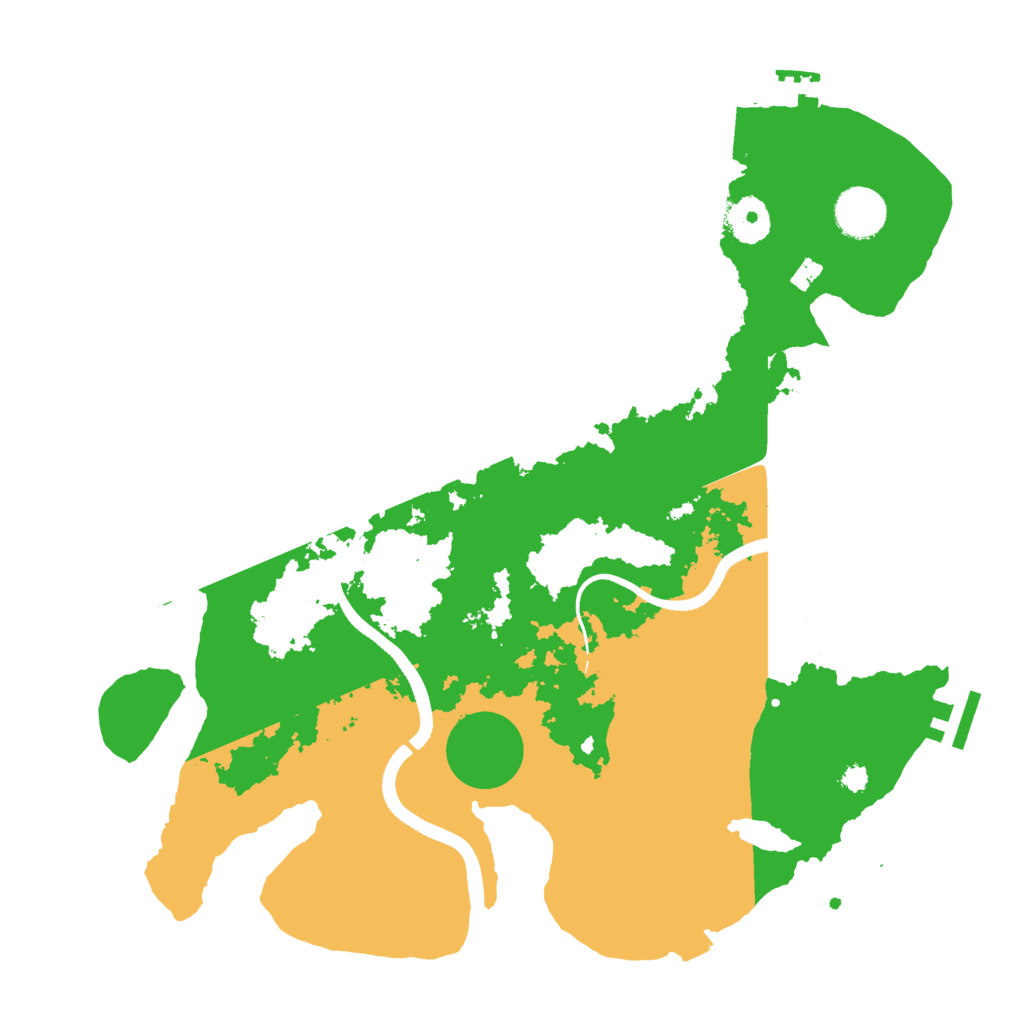 Biome Rust Map: Procedural Map, Size: 3500, Seed: 1609811261