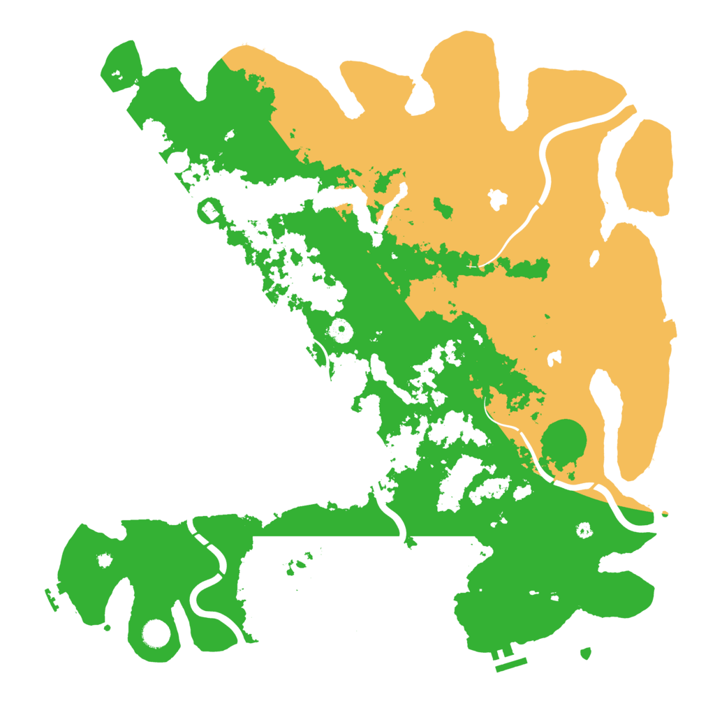 Biome Rust Map: Procedural Map, Size: 4500, Seed: 85243573