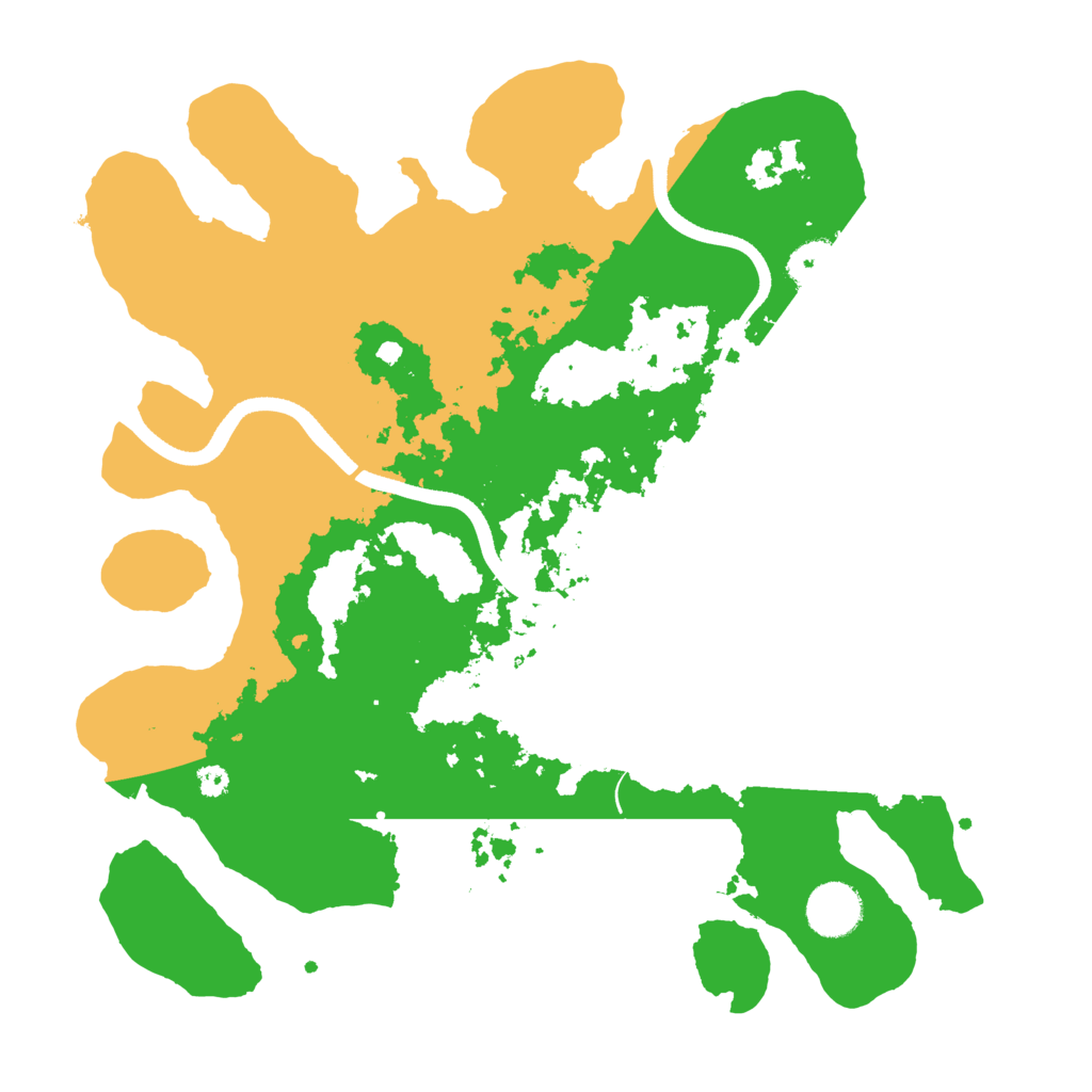 Biome Rust Map: Procedural Map, Size: 3500, Seed: 6748521