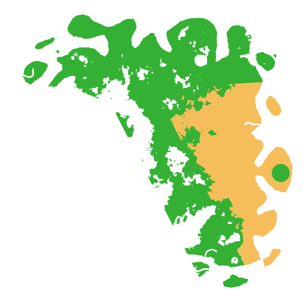 Biome Rust Map: Procedural Map, Size: 4500, Seed: 1762712480