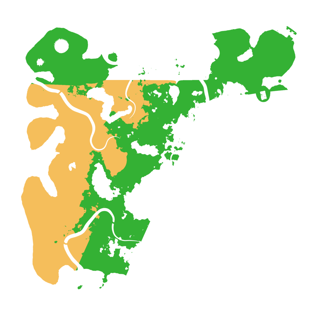 Biome Rust Map: Procedural Map, Size: 4000, Seed: 1436999568