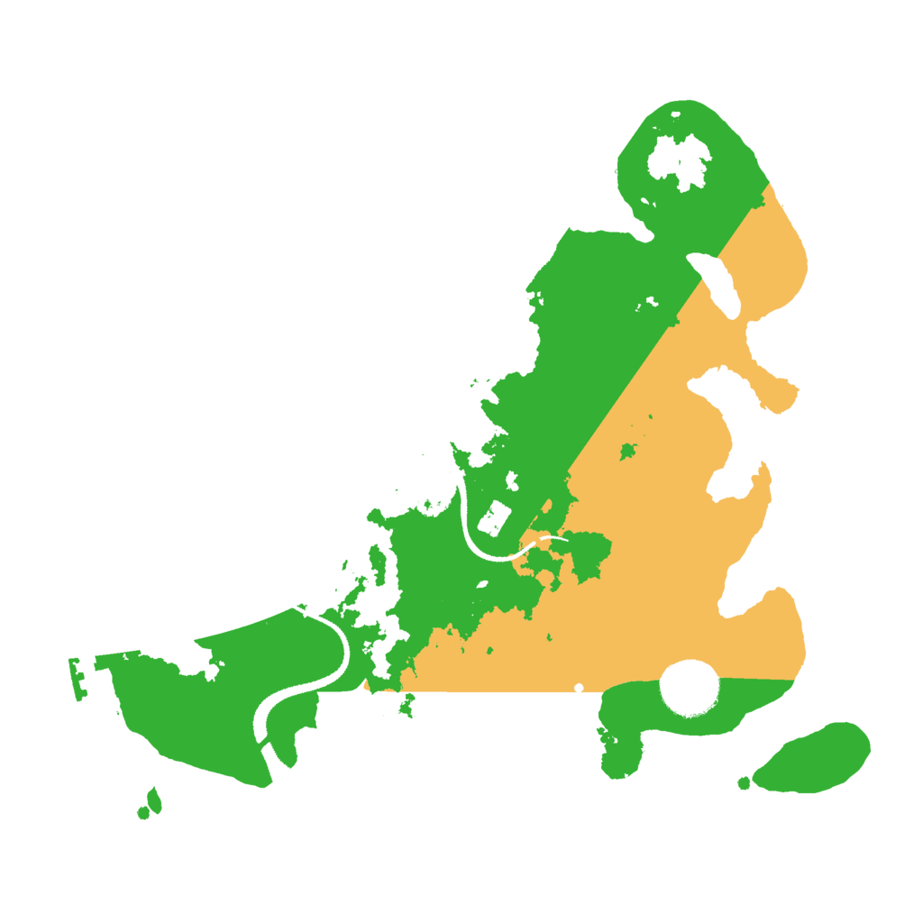 Biome Rust Map: Procedural Map, Size: 2900, Seed: 3063