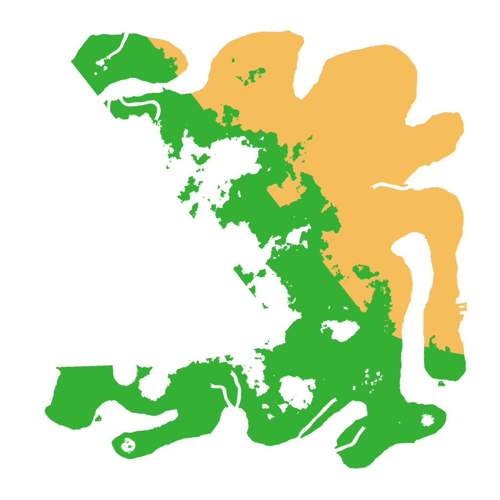 Biome Rust Map: Procedural Map, Size: 3700, Seed: 1459582689