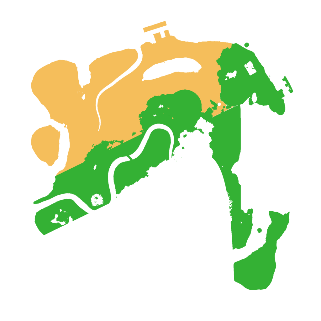 Biome Rust Map: Procedural Map, Size: 2750, Seed: 931471730