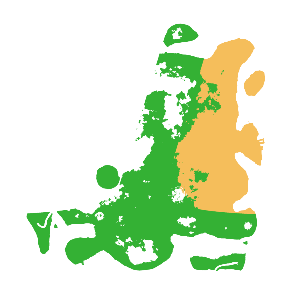 Biome Rust Map: Procedural Map, Size: 3500, Seed: 1692246905